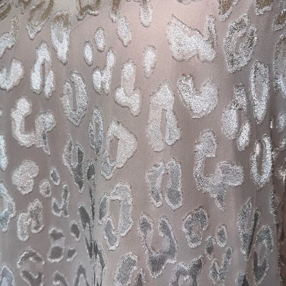 Express Pink Leopard Print Blouse XS - Picture 6 of 8